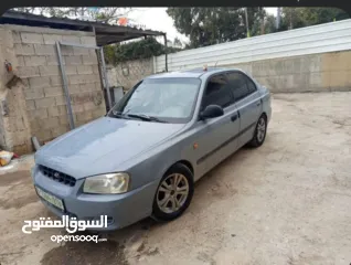  4 هونداي اكسنت للبيع 2002