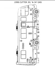  15 موتر هوم أمريكي AIRSTREAM CUTTER Class A 1998 RV