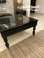  2 طاوله وسطيه فخمه خشب ثقيل