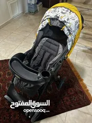  3 عرباية اطفال مع مقعد سيارة نوع GRACO