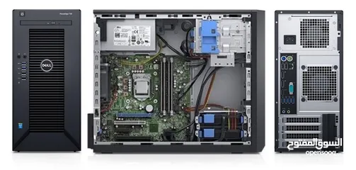  3 Dell PowerEdge T30 tower Server - 1 x Intel Xeon E3-1225 v5 Quad- 2TB HHD  32GB SSD 512 m.2 NVME