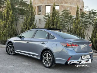  7 Hyundai Sonata 2018 hybrid (Limited)وارد الوكالة عداد 6 آلاف كم بحال الزيرو اعلى صنف تحت الكفالة