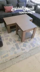  4 طقم كنب 7 مقاعد من شهوان اسخدام بصيط يعتبر جديد . . .