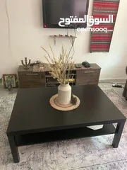  3 طاولة تلفزيون + طاولة معيشة ikea للبيع