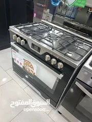  22 عرض نااار على فرن فريش همر سلفر او  اسود 90 سم فل سيفتي كامل