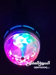  2 لمبة ديسكو جديدة وممتازة وضوئها عالي الجودة وفخامة ينصح بها ل اضاءة فائقة الروعة وتمتع بالوانها