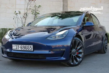  1 ‏2021 Tesla Model 3 Performance  شرق اوسط وارد شركة تسلا دبي  شحن مجاني