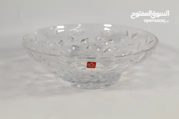  1 جاط ضيافة بيضاوي كريستال كبير 30.5 سم
