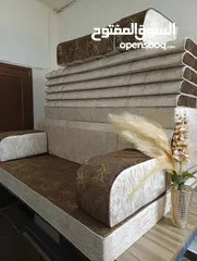  28 فراش عربي  جديد تفصيل 6 فرشات و6 مراكي و6 مساند اسفنج سكني ضغط 14 فقط