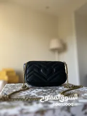  2 Gucci’s best bag and best quality black color and cross body always ( recommended )