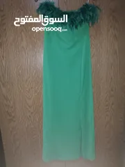  2 Long Green Dress for weddings