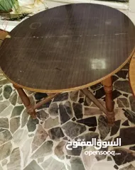  3 طاولات سفره خشب ثقيل