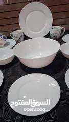  4 اطقم سفرة  ماركات عالمية فخمة وراقيه وكلهم #ماركات #بورسلان مختومة