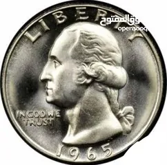  1 دولار امريكي عام 1965