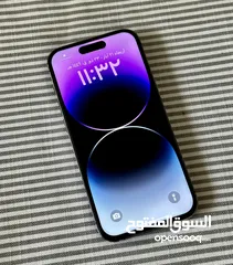 5 IPhone 14 Pro 256GB purple used like new