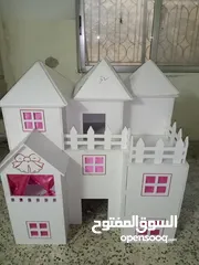  1 بيت باربي تركيب مستعمل للبيع