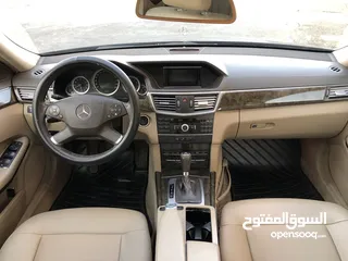  10 مرسيدس بنز E200 AMG موديل 2011 وارد الشركة فل كامل أعلى صنف للبيع