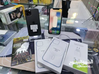  14 تفاح الاصلي عناا Iphone 11 pro جيجا 64 بطارية 72 مش مفتوح فحص الحبه معها بكج هدية متوفر توصيل