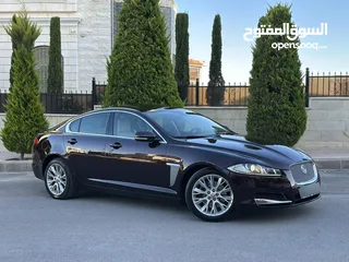  1 JAGUAR XF 2014 Full option وارد الوكالة / صيانة الوكالة قاطعة مسافة 100 الف كم