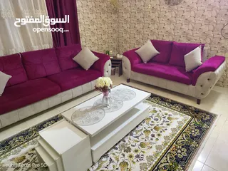  5 طقم كنب تفصيل خشب زان ثقيل وفخم جدا