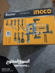  1 Ingco Router + orbital sander for sale