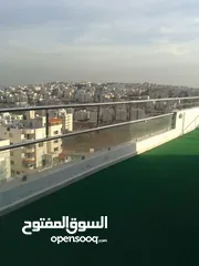  7 روف ذو إطلالة رائعة  في اجمل مناطق الجبيهة مفروش للايجار