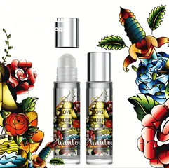  2 Pheromone Perfume For Men, Woody Cologne Aloeswoody Roll-on Essence Oil Perfume 25% Scent Conc.