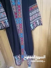  2 عبايه مطرزه لون اسود مقاس 2xl