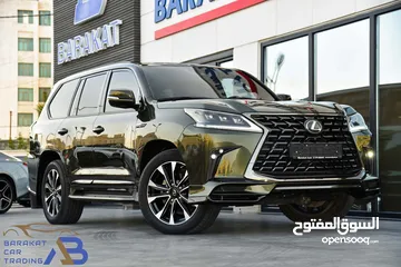  1 لكزس ال اكس 2021 Lexus LX570 Black Edition S