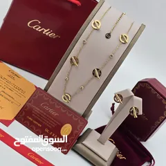  29 اكسسوار سلسال مع الحلق ماركات لويس فيتون وكارتير وديور وفالنتينو جميع الباراندات ماستر كوالتي