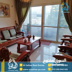  3 شقه مميزه مفروشه للايجار عين منجد قرب قيادة الشرطه