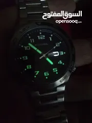  6 ساعة فوسيل مينا اسود 44  سبورت