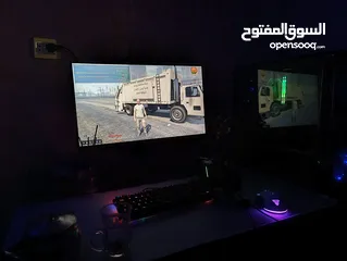  1 كومبيوتر مع شاشة PC gam كامل