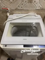  2 غسالة هيتاشي اوتماتيكيه