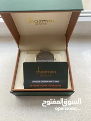  8 ساعة شيرمان الاصلية الفخمة ( بكامل الملحقات ) - Luxury chairman watch Original