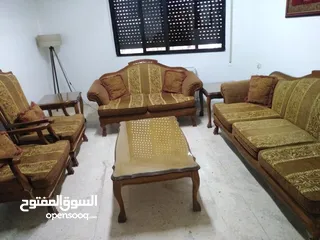  1 كتب زان سبع مقاعد مع طقم طاولات زان