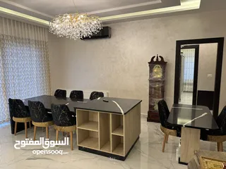  3 شقه ارضيه مفروشه جديده دير غبار