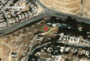  2 قطعة ارض تصلح اسكانات في منطقة مخدومة قر يبة من الشارع العام القويسمة