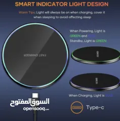  1 شاحن جوالات لا سلكي ممتاز