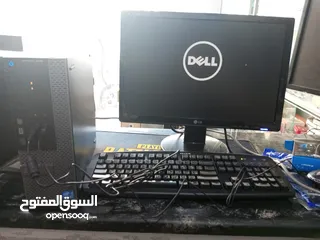  5 كمبيوتر مكتبي كامل ممتاز للورد والاكسل وطباعه