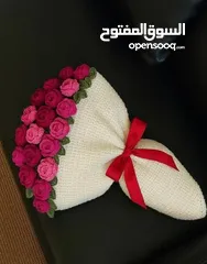  1 كروشيه حسب الطلب -تصوير قبل التسليم ، توصيل (لبعض المناطق)**، لمستك ، وطلبك الخاص. ( ورد ، حقائب ..)