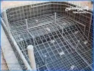  7 تنفيذ كافة اعمال المسابح وصيانة المسابح وكافة أعمالها وشلالات والشاليهات من الحفر حتى السباحه بنظام