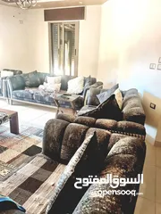  3 sofa set with 7 seats and tables.  1 large + 2 excellent quality طقم كنب صناعة يدوية  فاخر من الكويت