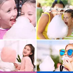  11 ماكينه صنع شعر البنات المنزليه الحلوى القطنيه شكل عربايه  حلوى شعر بنات