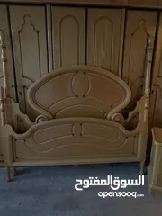  2 غرفة نوم كامله خشب لاتيه بحال الوكاله
