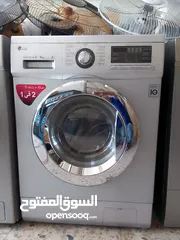  1 غسالة مع نشافة نوع ال جي