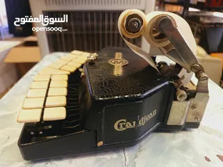  3 طابعة انتيك مع حقيبة جلد مميزة
