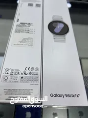  4 Samsung Watch 7 (44mm) ساعة سامسونج  جديدة الاصلية واتش 7 قياس 44مم متوفرة بالون الابيض silver