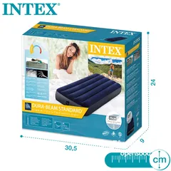  5 سرير هوائي سنجل ماركة INTEX