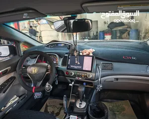  14 هوندا سيفيك سيدان 2008 لون فيراني اوتوماتيك سيارة توب نفض جديد - Honda Civic 2008 الفحص مرفق